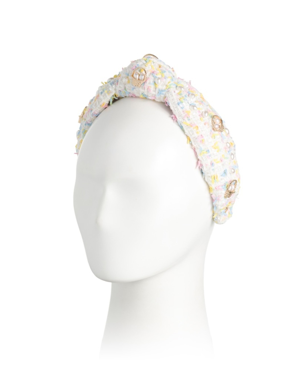 Lele Sadoughi Easter basket  Knotted Headband with Gold Accents
